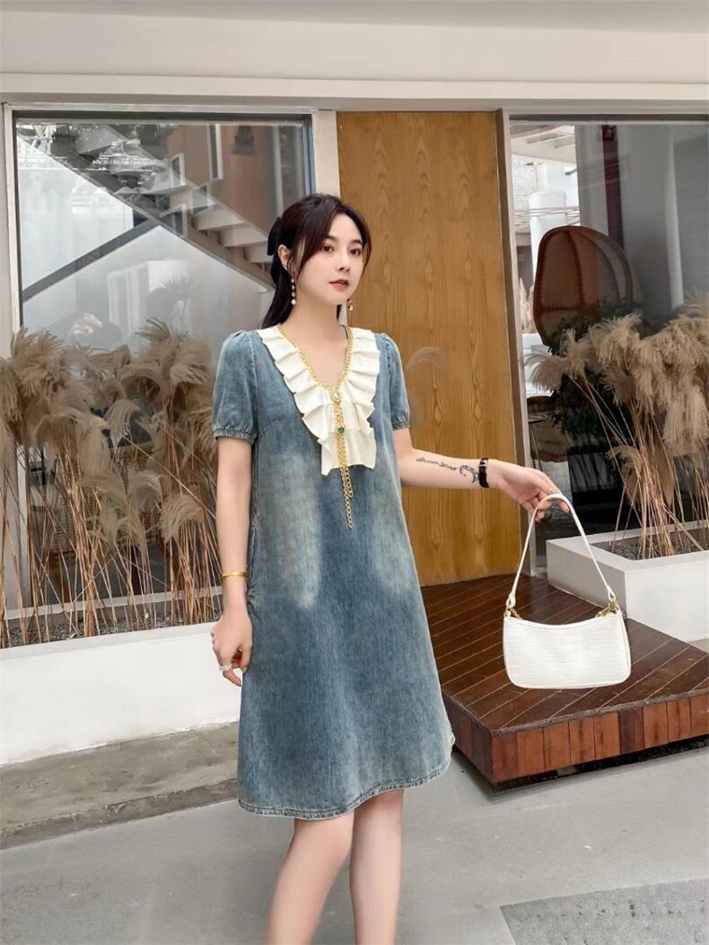 夏新牛仔裙，其它，圣姿源