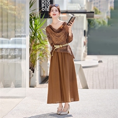 2026年春季依如秀休闲风套裙，女装套装/套裙，依如秀(原杭风阁)