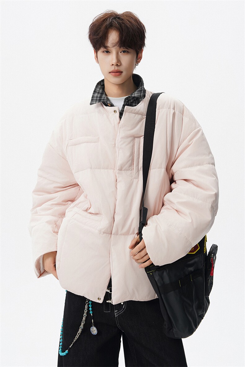 8XL-M90白鸭绒！超厚短外套羽绒服男面包服棉衣YRFC06P220控258,男装羽绒服,电商D206-1