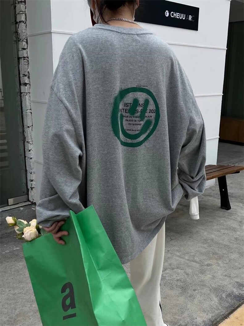 春季新款休闲笑脸打底，其它，JIAN.Z 简.站