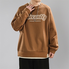 开春新款圆领卫衣男款美式外套小众设计春秋装MY02399-P45，男装卫衣，星座308B-1