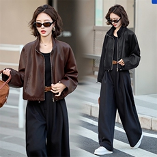跑量安哥拉小皮衣外套女2026春秋新款高级感炸街小个子机车服夹克，女装皮衣，潮流依族