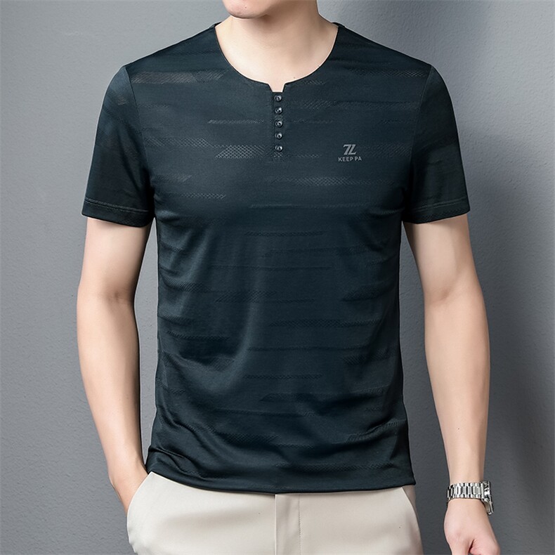 AK8320钱塘2020-3夏季新款男士时尚休闲短袖T恤精品P49,男装T恤,钱塘207-3