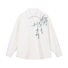 2024HC24066加绒港风摆拍刺绣风衬衫M-5XHC24966-特P40，男装衬衫，电商A022