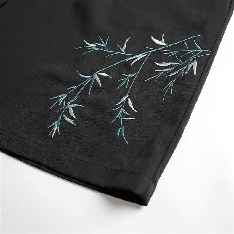 控价39风绣花短裤五分裤印花宽松版型百搭短裤DK933P-25,男装牛仔裤,电商A128