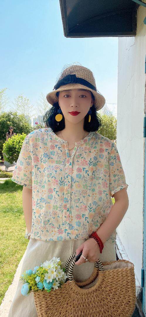 纯苎连衣裙小衫裤子裙子衬衣 时尚风 风淑女风休闲风，女装连衣裙，川哲