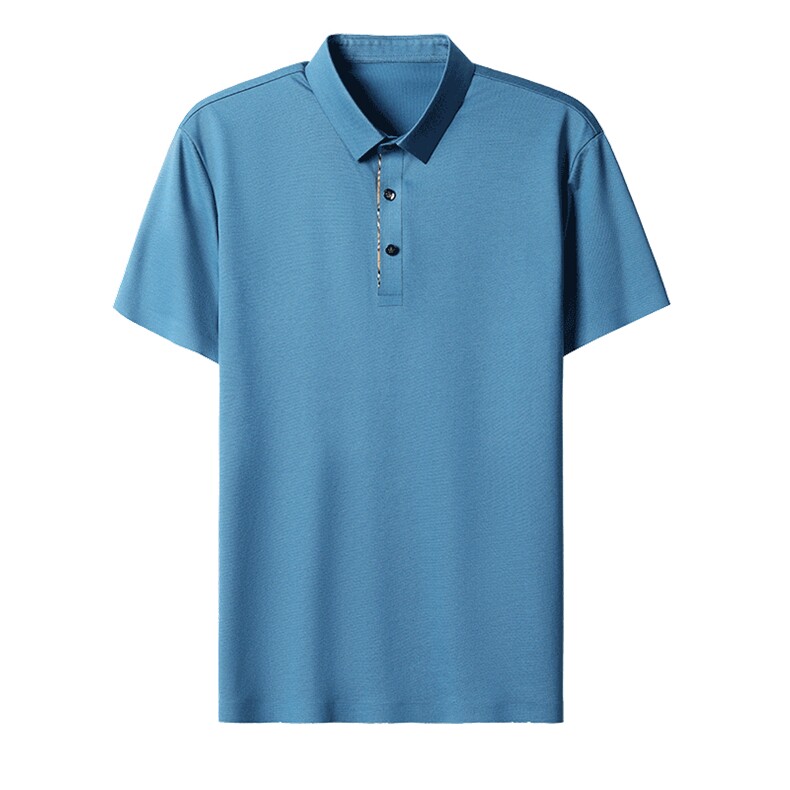 夏季新款男士翻领短袖t恤中年有领男装上衣服休闲POLO衫,男装T恤,电商B212（原钱塘6029）