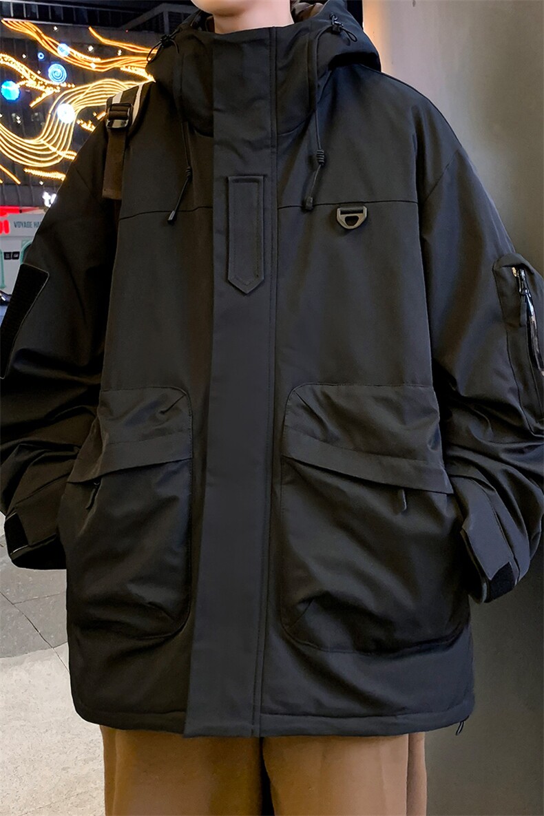 新标80重磅工装羽绒服保暖潮外套冲锋衣A436-973-P225298,男装羽绒服,电商A436