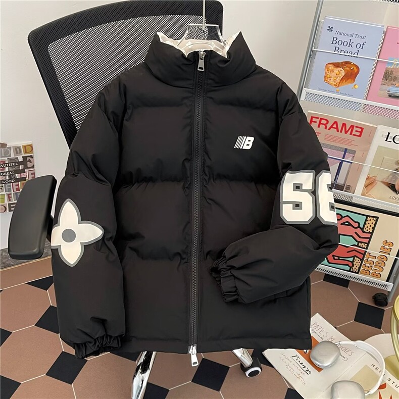 棉服男冬季2025新款面包服棉袄子棉衣外套女ins日系MF369-特P88,男装棉衣,星座412-3