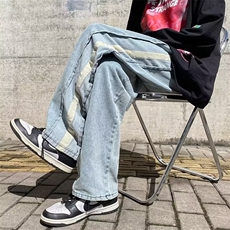 潮流百搭新款青春流行时尚潮牌潮春秋牛仔直筒裤K626P42，男装牛仔裤，星座1116-2