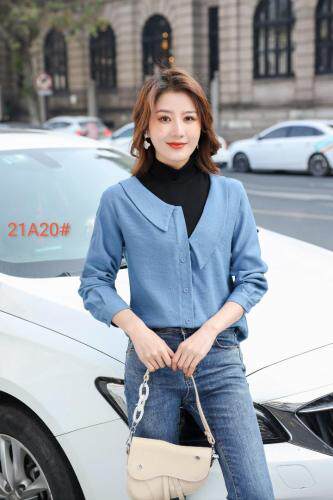 【现货】春装假两件套时尚百搭，女装，锦绣阁