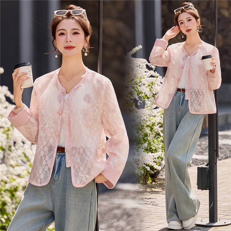 现货！！新中式短款外套女春秋2026新款高端减龄气质休闲时尚上衣，女装短外套，众宇琦