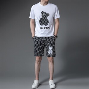 C519709钱塘2020-2夏季直播精品主推男士套装潮流P120图片