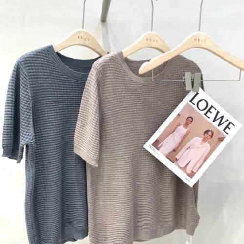 早秋针织短袖均码，其它，BAIBIANYIYI