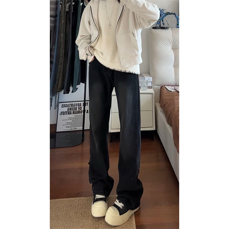 美式ins高街vibe重工艺水洗牛仔裤货号K2316P55,男装牛仔裤,电商A063