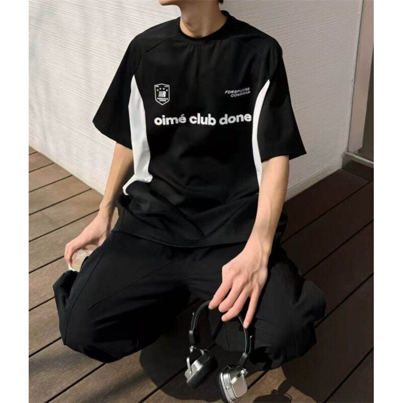 网图现货！美式短袖速干户外运动男女百搭短袖-EX50755-特批40,男装T恤,电商A061