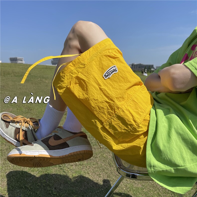 XZ612-K655-P45控59三色/夏季薄款沙滩裤速干裤彩色冰丝短裤0，男装牛仔裤，星座612