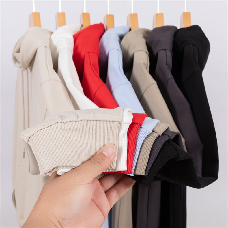 港风大码300克重磅华棉复合连帽领纯色休闲卫衣WY999-P35【特价】，男装卫衣，电商A409-1