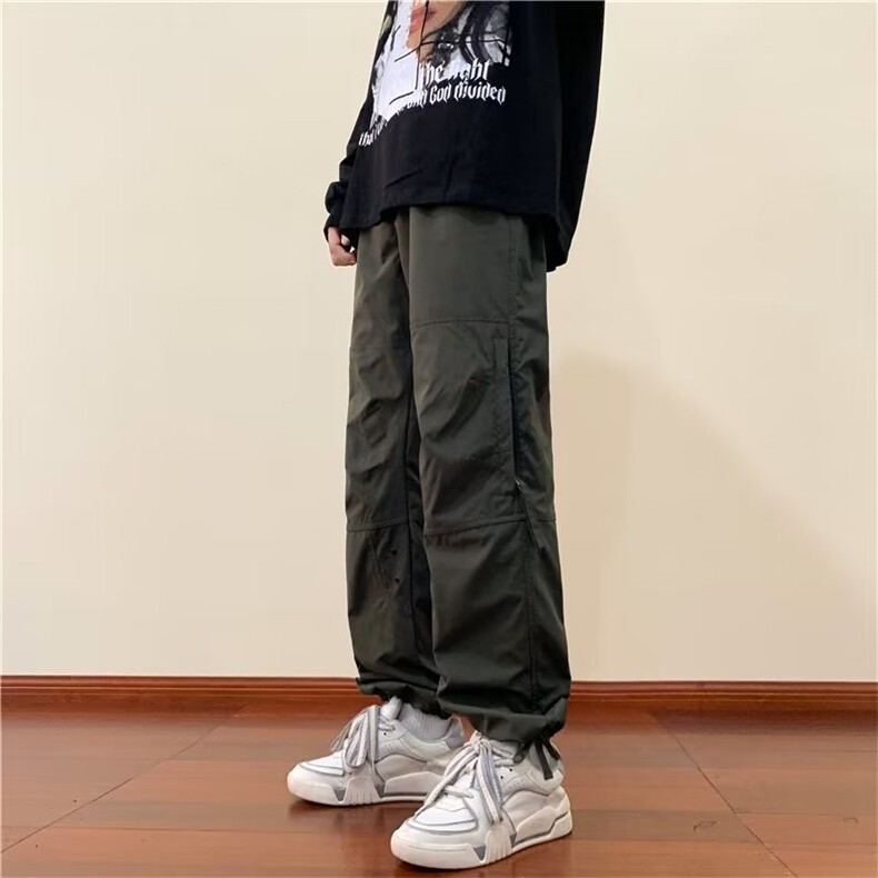 美式工装裤子男秋季防水机能冲锋裤侧边拉链徒步登山裤BL451-P40,男装休闲裤,星座1008
