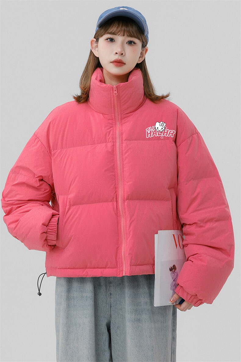 中性风23新款冬季时尚百搭宽松字母印花棉服外套MY65002P85控118,男装棉衣,电商A268