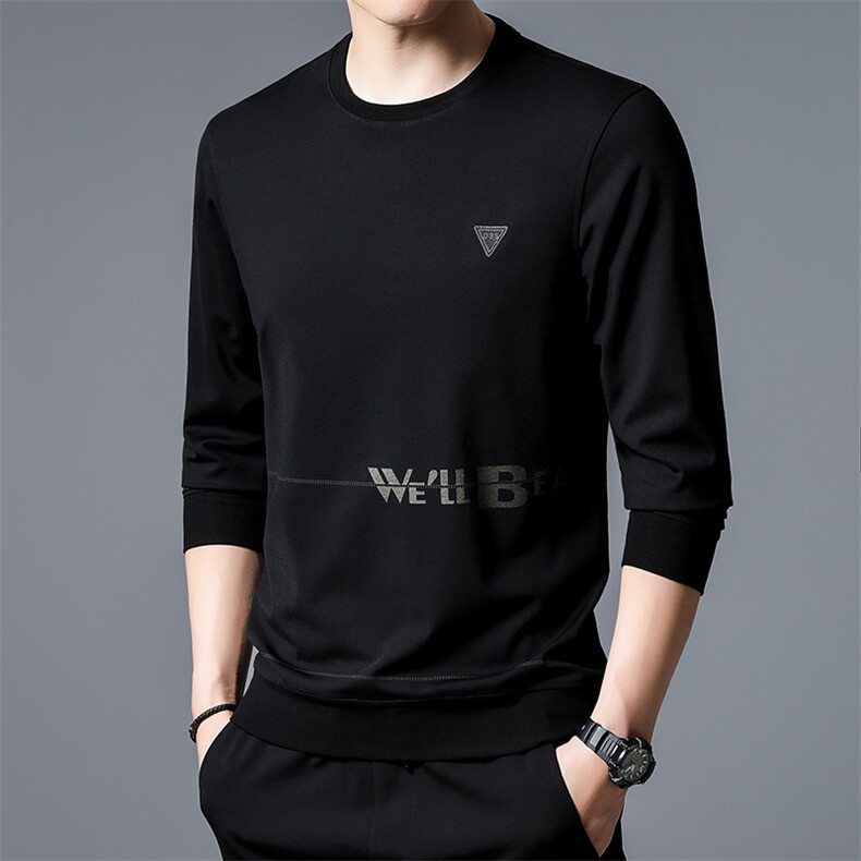 S3037钱塘2020-2春秋薄款时尚休闲简约中青年男士常州卫衣P57,男装卫衣,钱塘207-2