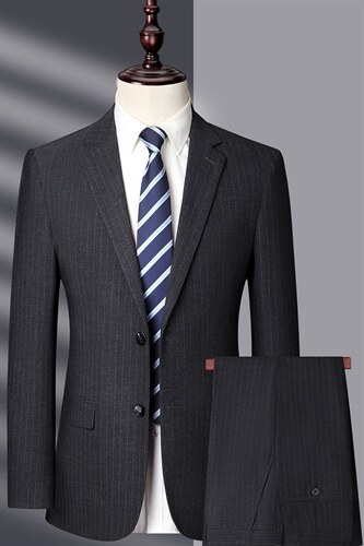 2023秋季中老年男装爸爸西服套装商务休闲西服MNSA1578-P290图片