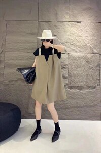 夏季新款背带连衣裙图片