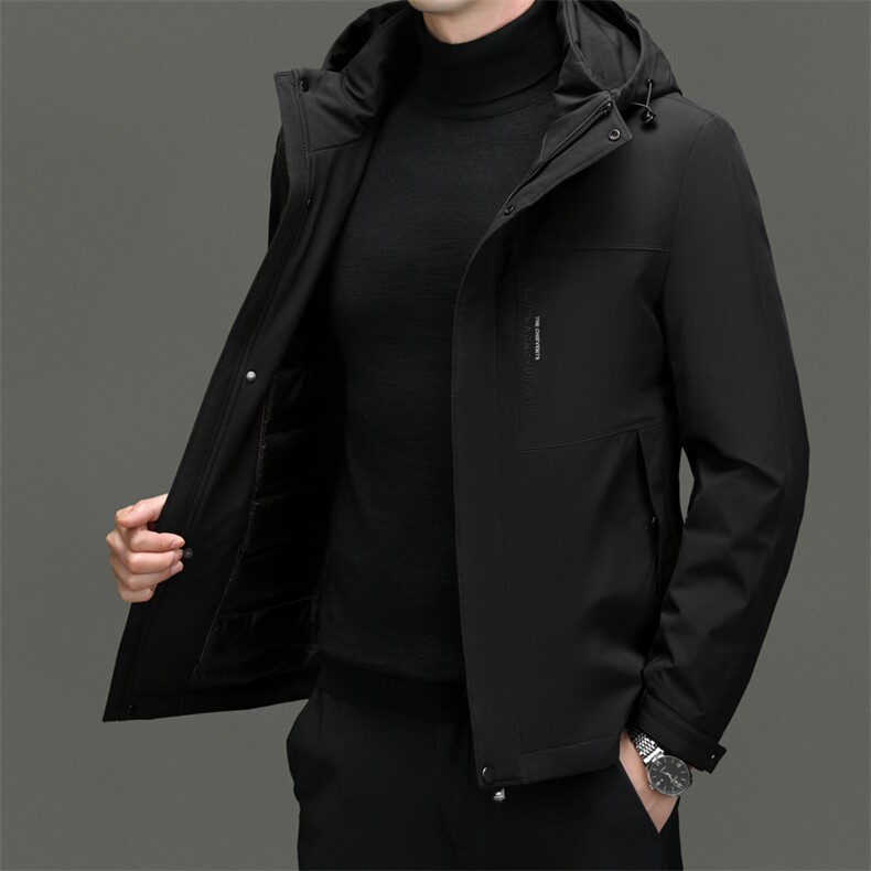 DF23851钱塘2020-2冬季新款百搭厚款中年男士羽绒服P205,男装羽绒服,钱塘207-2