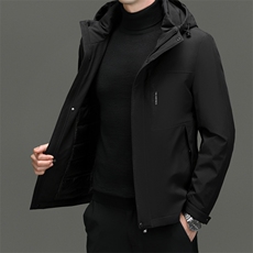 DF23851钱塘2020-2冬季新款百搭厚款中年男士羽绒服P205，男装羽绒服，钱塘207-2