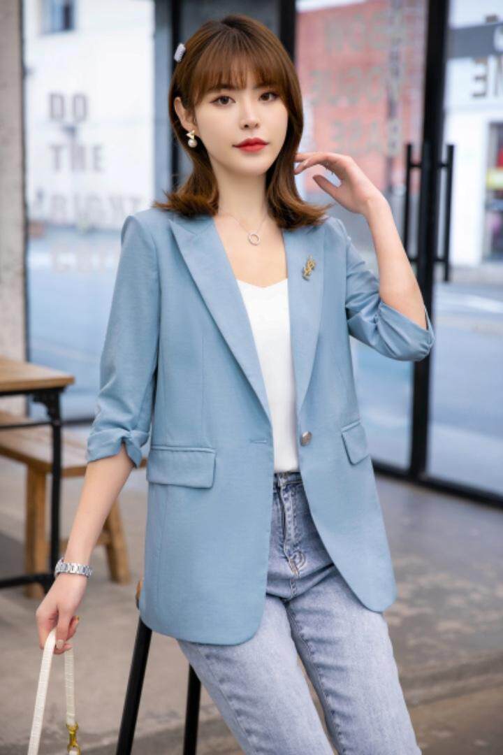 丝麻单层外套，女装，英利伊人