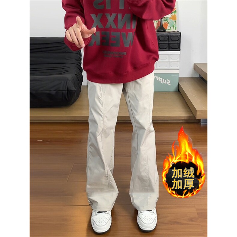 弯刀裤男款三防软壳加绒冲锋裤户外直筒休闲裤子K771,男装休闲裤,星座1116A（原606A-3）