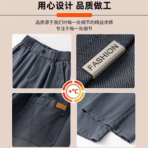 2025秋季新款男士牛仔裤宽松直筒美式潮牌休闲运动长裤K6660-P52图片