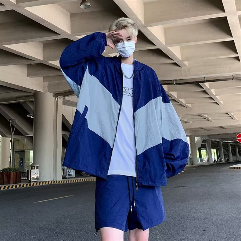 男潮流休闲防晒套装套装P55,男装休闲套装,星座1116-2