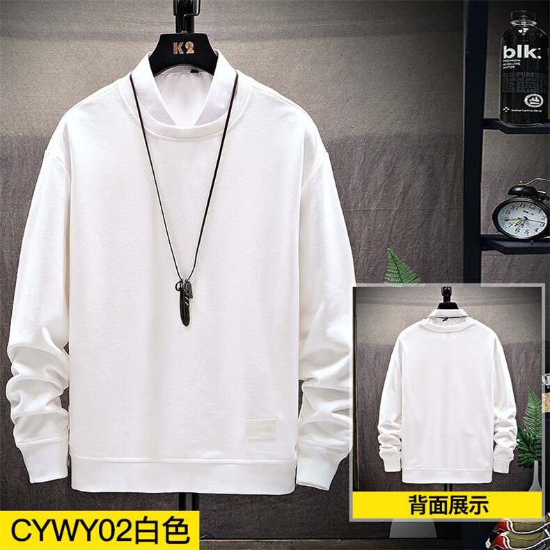 2021秋季新款男士大码卫衣圆领套头休闲打底衫上衣CYWY02-P35,男装卫衣,电商A128