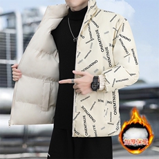 双面穿棉衣男士冬季韩版潮牌百搭宽松时尚情侣棉服MY2218-P55，男装棉衣，星座1402-1