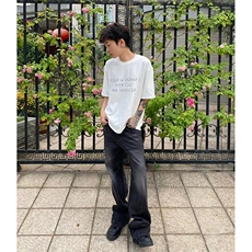 美式ins高街cleanfit重工艺水洗暗黑微喇牛仔裤货号K2401P60，男装牛仔裤，电商A063
