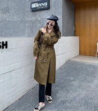 香丽迪秋装新款长款风衣，女装风衣，香丽迪1