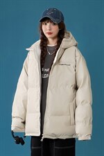 中性风2025冬潮磨砂PU皮连帽皮棉衣外套A125-MY11-P110女类,男装棉衣,电商A125