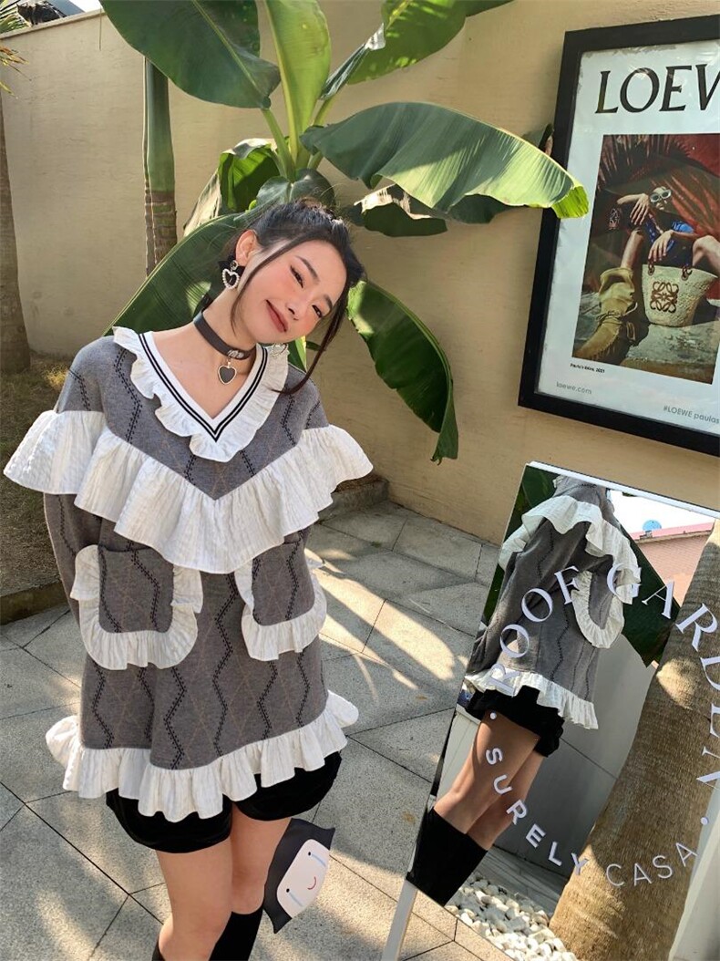 【LILILIN】牧羊人卫衣，女装卫衣/绒衫，LILILIN