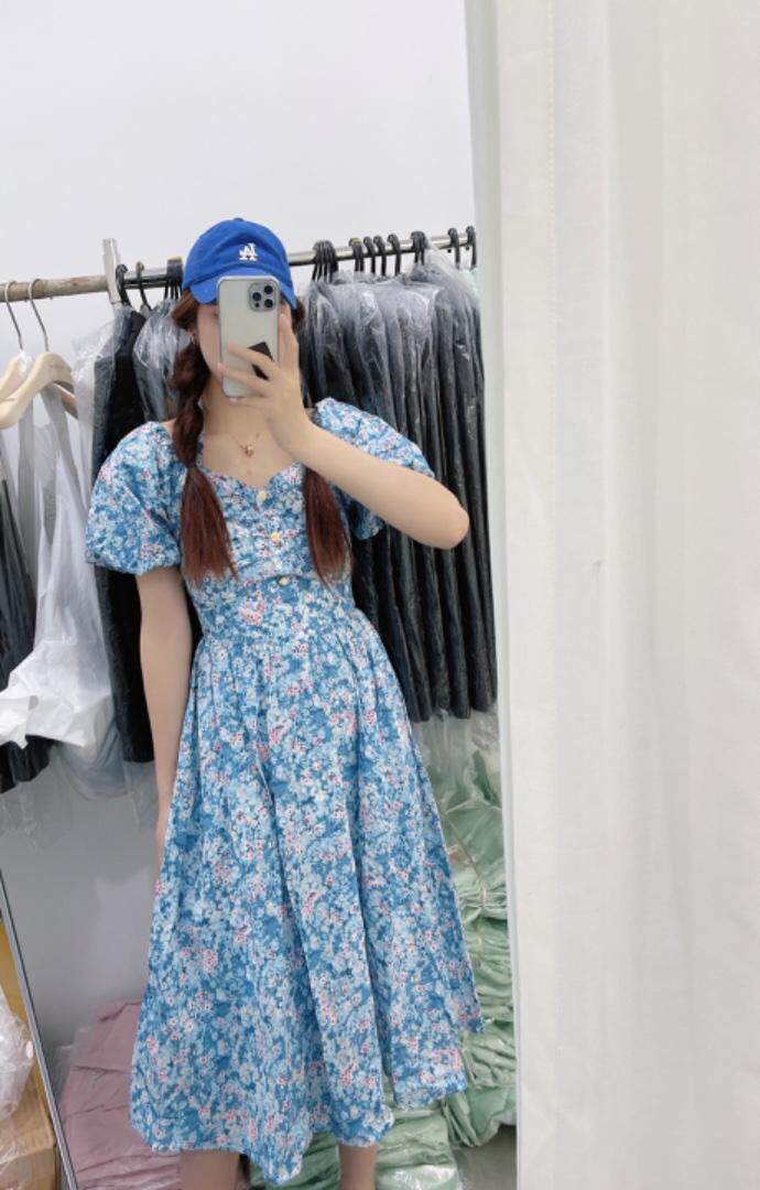 夏季印花连衣裙，女装连衣裙，得到THETHAT