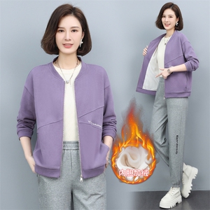 长期现货，运动套装加绒女新款秋装休闲时尚洋气减龄两件套图片