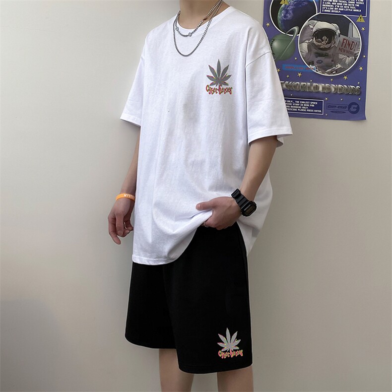 运动休闲套装夏季韩版潮流时尚潮牌搭配短袖短裤A161-2-TZ05-P50,男装休闲套装,电商A161-2