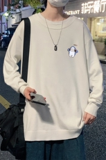 M67167-P45加绒款-P65圆领毛衣男大码针织衫男毛线衣线衫，男装针织衫/毛衣，电商A040