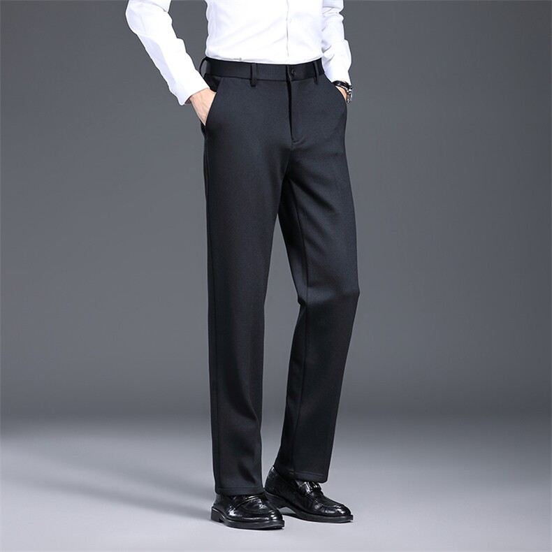 CD6701钱塘2020-2新款中老年男士商务休闲西裤直筒百搭长裤P96,男装休闲裤,钱塘207-2