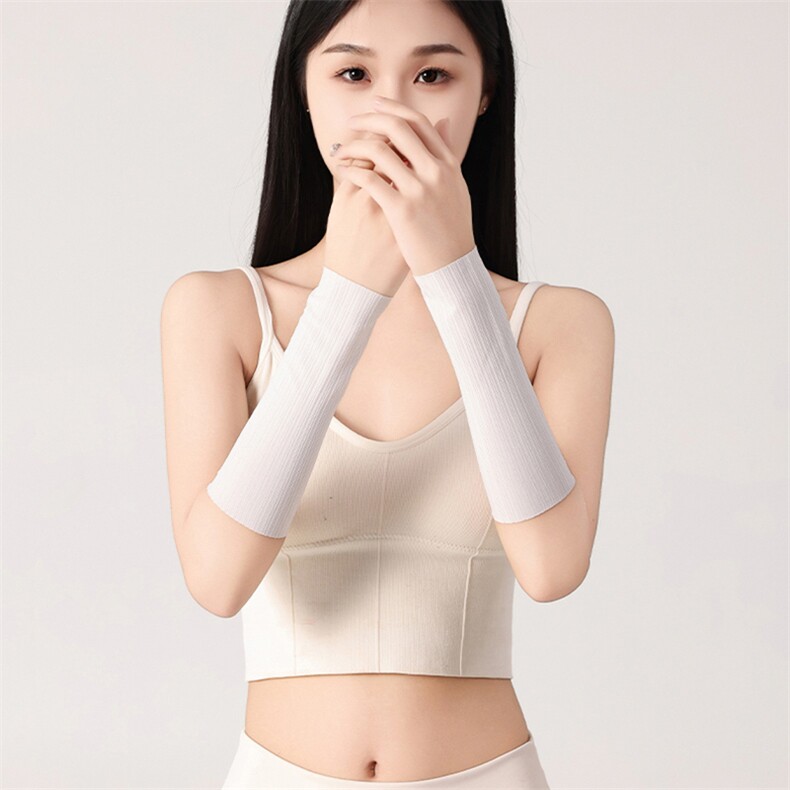 纯色气质款冰丝麦穗提花20护腕护关节男女款,饰品周边,晨宏羊绒
