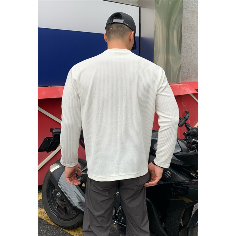2026春季新款硬汉风大码圆领拼接T恤M-5XHT25720-特P20,男装T恤,电商A022