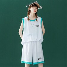 中性风夏季新款宽松休闲运动套装篮球背心短裤TZ6301P50控68，男装牛仔裤，电商A268