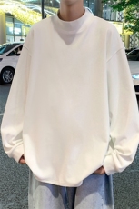 D002P35半高领德绒针织衫男秋冬季新款打底内搭毛衣美式潮牌加厚，男装针织衫/毛衣，星座304A-1