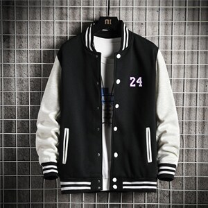 2025秋季新款棒球服运动卫衣外套大码宽松夹克XZ102A-4-Q8940-P55图片