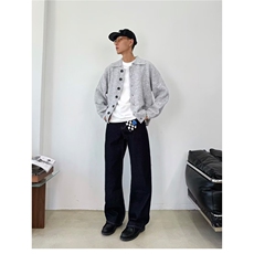 文艺日系ins新款气质流行慵懒开衬毛衣时尚潮流百搭简约MY3188，男装针织衫/毛衣，星座516A